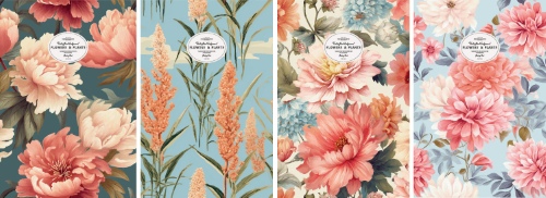 Floral Spring Frame Invite & Posters 26xAI Floral Spring Frame Invite & Posters 26xAI