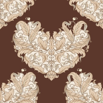 Royal Baroque Ornaments & Victorian Floral Seamless Patterns 42xAI