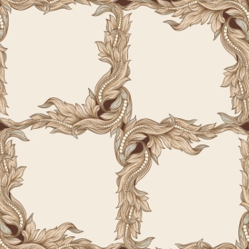 Royal Baroque Ornaments & Victorian Floral Seamless Patterns 42xAI