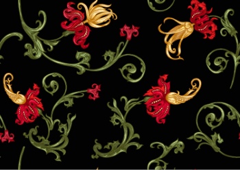 Royal Baroque Ornaments & Victorian Floral Seamless Patterns 42xAI