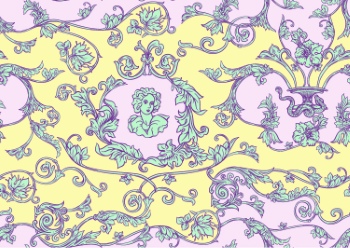 Royal Baroque Ornaments & Victorian Floral Seamless Patterns 42xAI