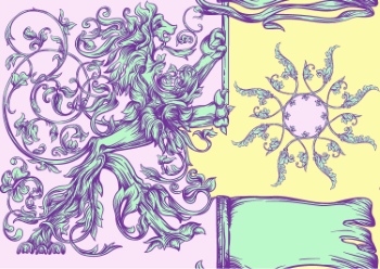 Royal Baroque Ornaments & Victorian Floral Seamless Patterns 42xAI