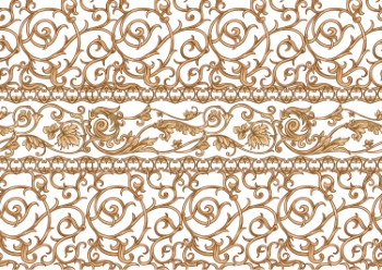 Royal Baroque Ornaments & Victorian Floral Seamless Patterns 42xAI