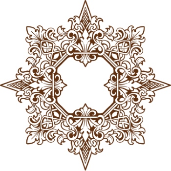 Vintage Baroque Victorian Frames with Ribbons 28xAI