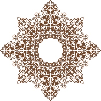 Vintage Baroque Victorian Frames with Ribbons 28xAI