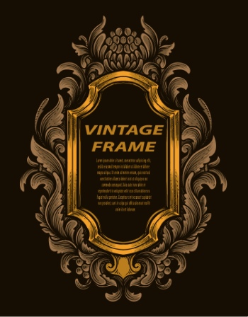 Vintage Frames & Borders #1, 33xAI