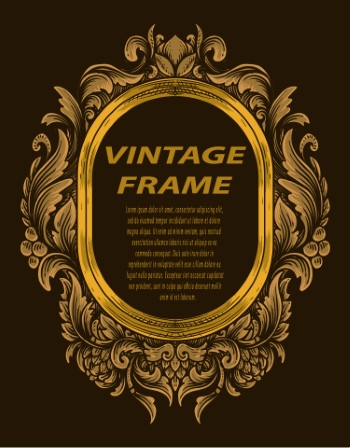 Vintage Frames & Borders #1, 33xAI