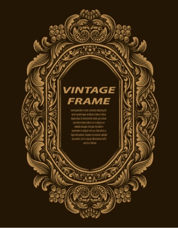 Vintage Frames & Borders #1, 33xAI
