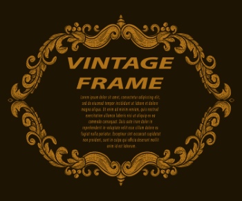 Vintage Frames & Borders #1, 33xAI