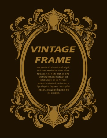 Vintage Frames & Borders #1, 33xAI