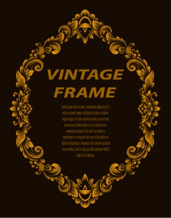 Vintage Frames & Borders #1, 33xAI