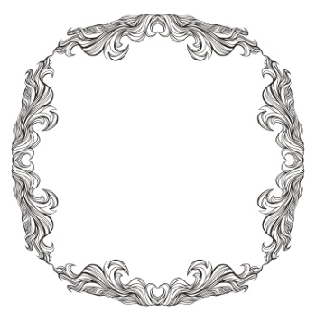 Vintage Frames & Borders #6, 25xAI