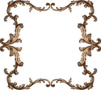 Vintage Frames & Borders #6, 25xAI