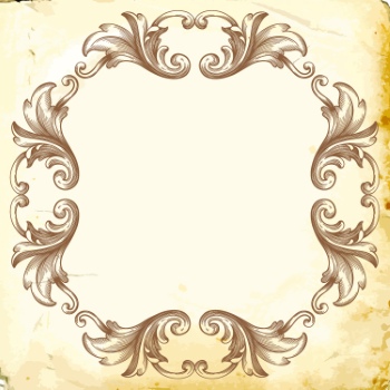 Vintage Frames & Borders #6, 25xAI