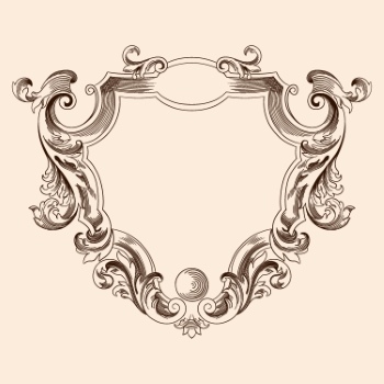 Vintage Frames & Borders #6, 25xAI