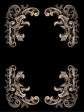 Vintage Frames & Borders #5, 25xAI Vintage Frames & Borders #5, 25xAI