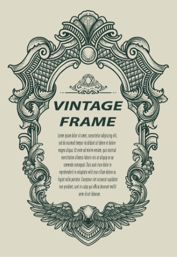 Vintage Frames & Borders #2, 29xAI