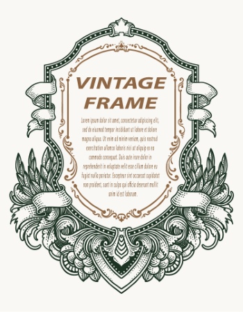 Vintage Frames & Borders #2, 29xAI