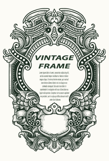 Vintage Frames & Borders #2, 29xAI