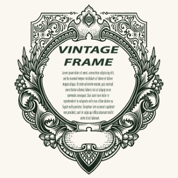 Vintage Frames & Borders #2, 29xAI