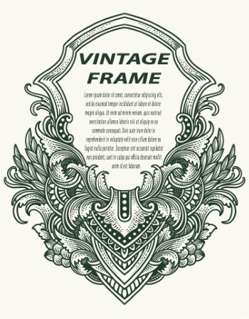 Vintage Frames & Borders #2, 29xAI