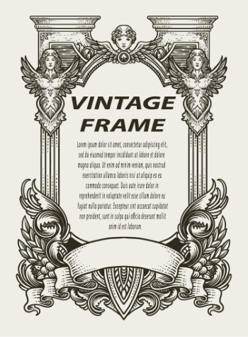 Vintage Frames & Borders #2, 29xAI