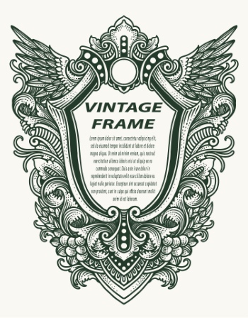 Vintage Frames & Borders #2, 29xAI