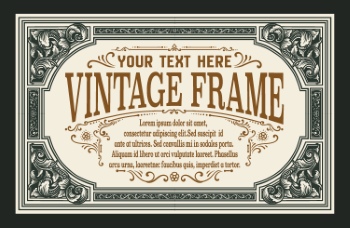 Vintage Frames & Borders #2, 29xAI