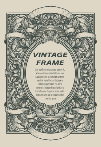 Vintage Frames & Borders #2, 29xAI