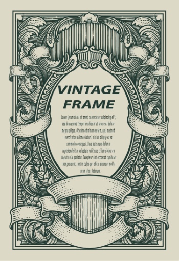 Vintage Frames & Borders #2, 29xAI