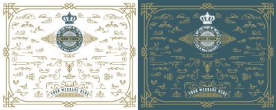 Vintage Typographic Ornamental Design Elements #3, 29xAI