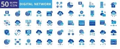 Big Data Center, Digital Network, & Cloud Technology 36xAI