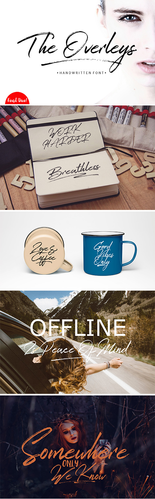 The Overleys Font Family 4xOTF 1015091
