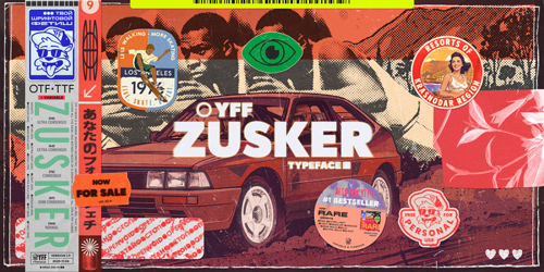 YFF Zusker 50 Styles & 1 Variable Fonts Collection by YourFontFetish