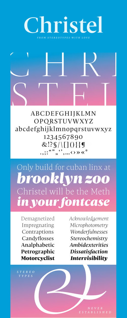 Christel Font Family 36xOTF Christel Font Family 36xOTF
