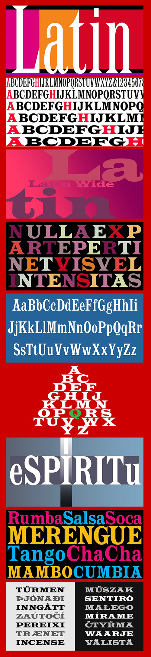 Latin CT Font Family 6xOTF