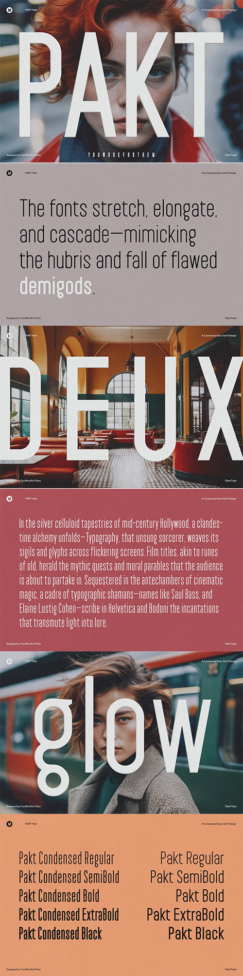 YWFT Pakt Font Family 10xOTF