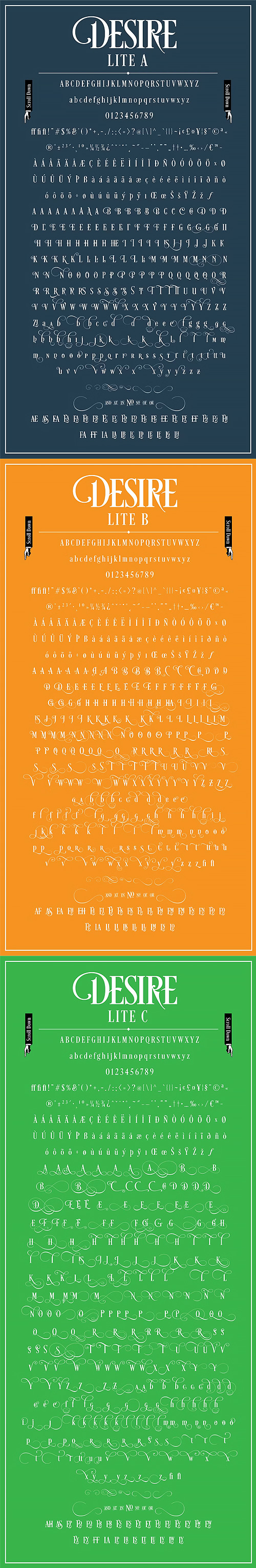 Desire Lite A, B & C 3xOTF 2493020