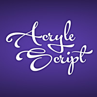 Acryle Script Font for $59
