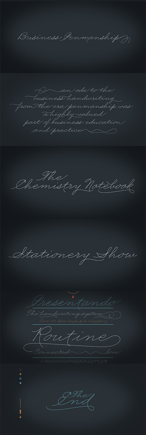 Business Penmanship Font Family 2xOTF