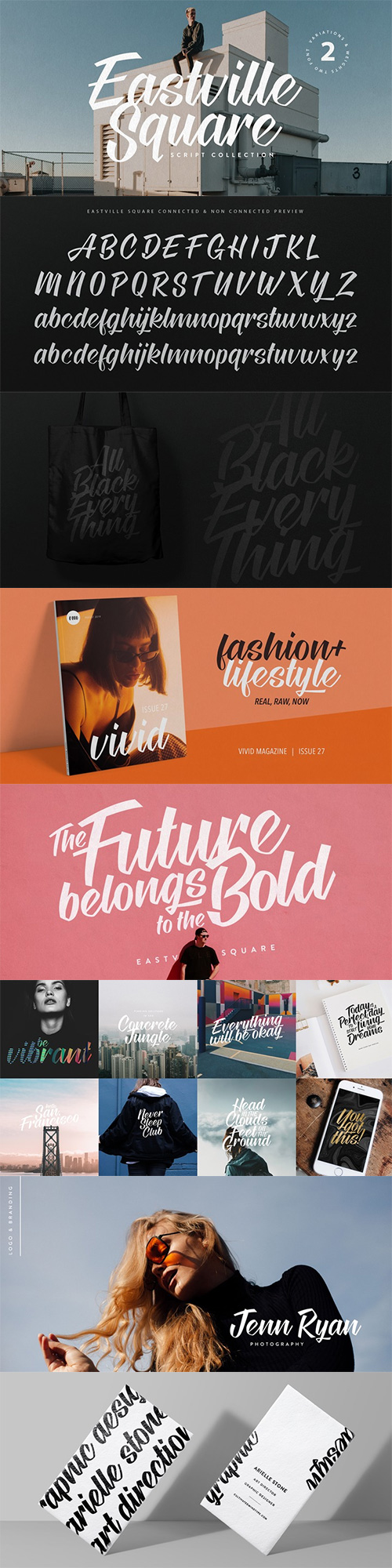 Eastville Square Font Family 8xOTF