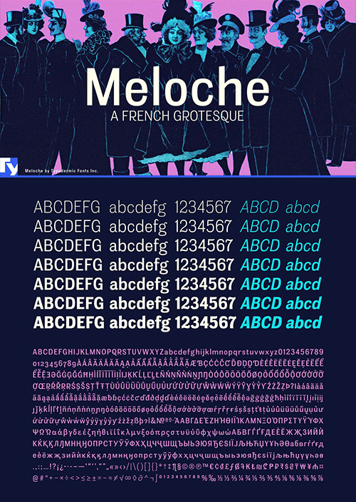 Meloche Font Family 14xOTF