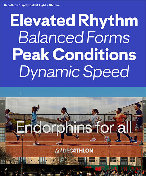 Decathlon Font Family 32xTTF