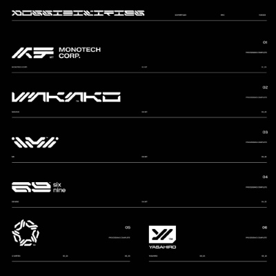 Kanzen - Typeface of Cyberpunk Realm by Studio Innate