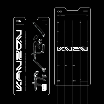 Kanzen - Typeface of Cyberpunk Realm by Studio Innate