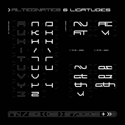 Andromecha - A Futuristic Font by Studio Innate £18