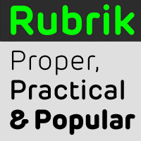 Rubrik Font Family 12xOTF