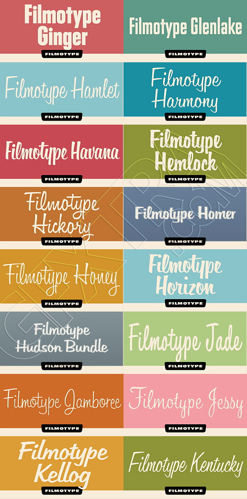 FilmoType - 75 Fonts Bundle 79xOTF FilmoType - 75 Fonts Bundle 79xOTF