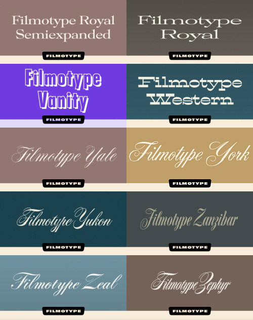 FilmoType - 75 Fonts Bundle 79xOTF FilmoType - 75 Fonts Bundle 79xOTF