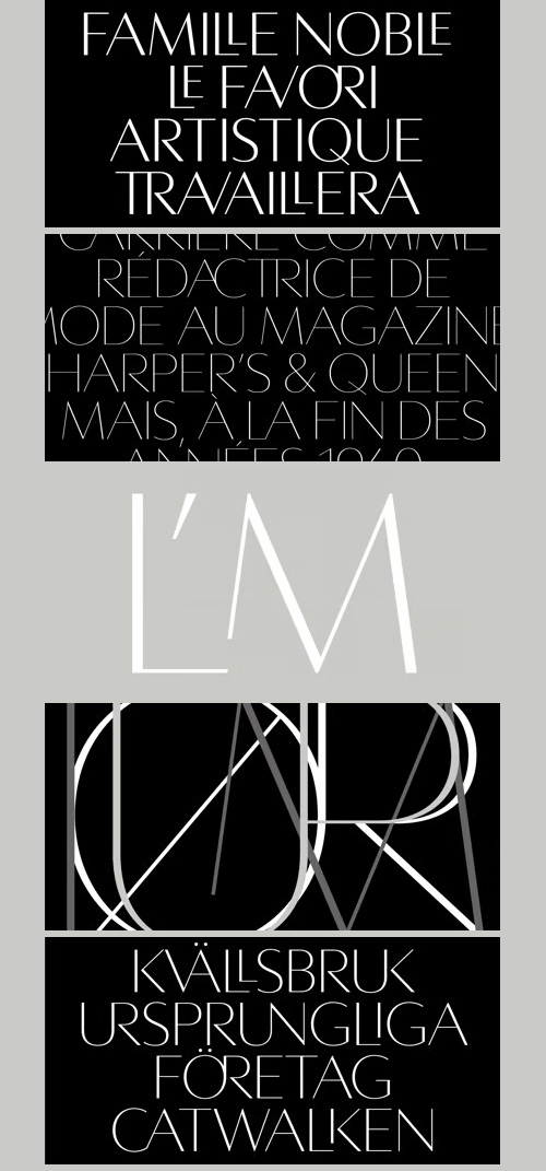 Averes Title Roman Font Family 3xOTF